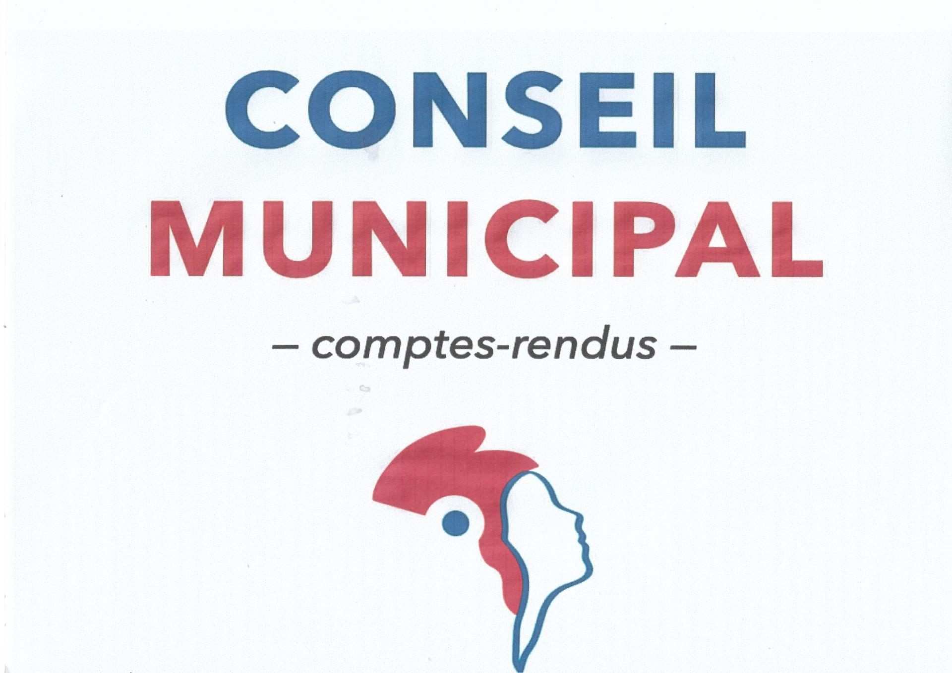 compte rendu du conseil municipal 