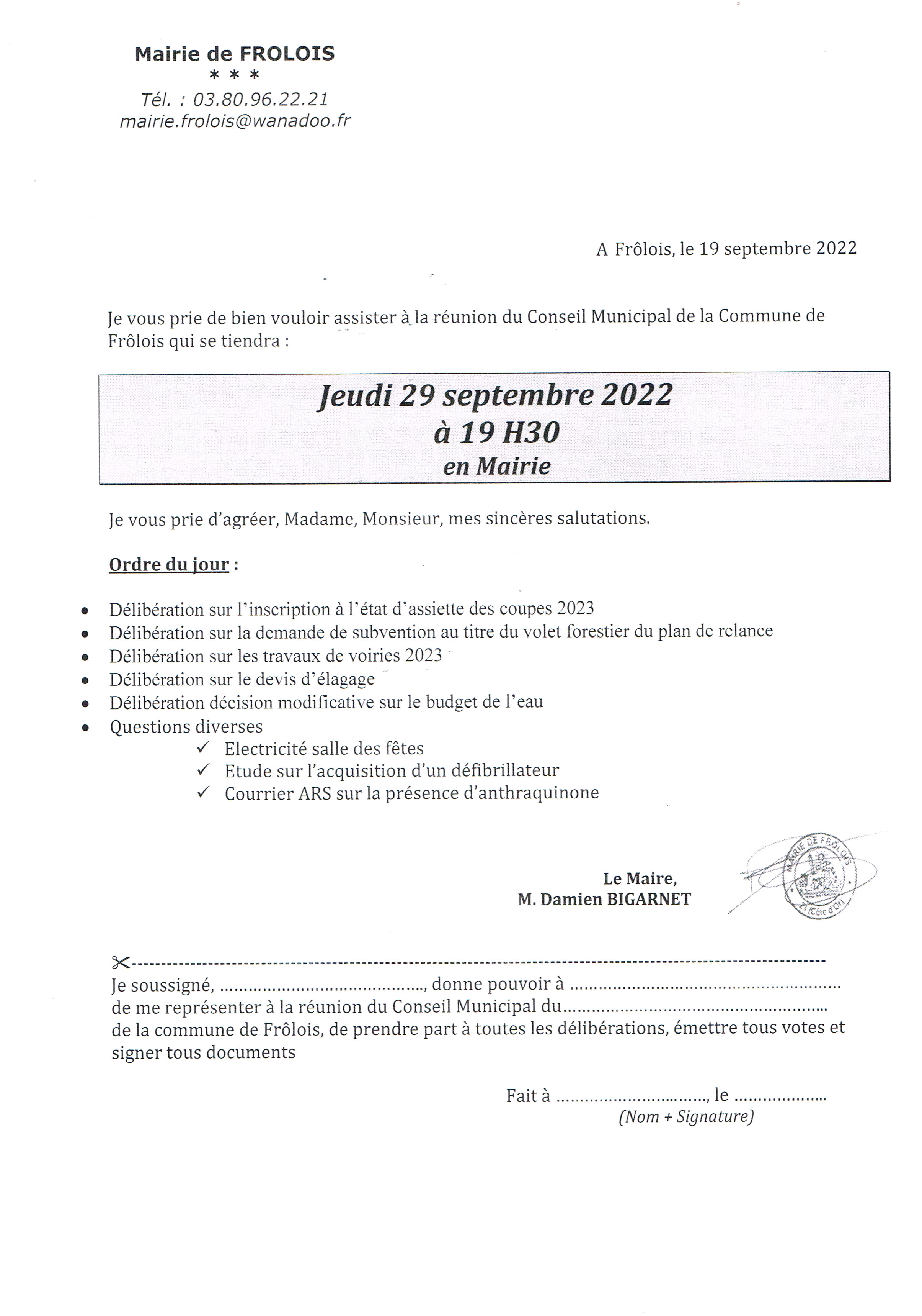 réunion de conseil